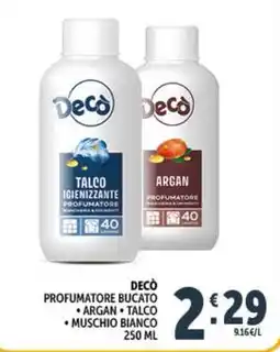 Deco Supermercati Decò profumatore bucato offerta