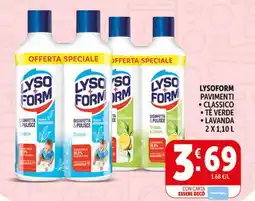 Deco Supermercati Lysoform pavimenti offerta