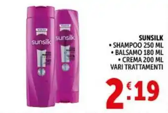 Deco Supermercati Sunsilk offerta