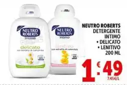 Deco Supermercati Neutro roberts detergente intimo offerta