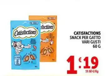 Deco Supermercati Catisfactions snack per gatto offerta