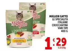 Deco Supermercati Miglior gatto le specialita italiane croccantini offerta