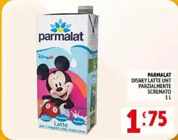 Deco Supermercati Parmalat disney latte uht parzialmente scremato offerta