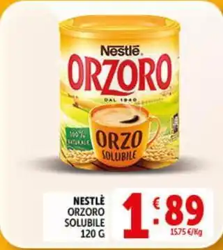 Deco Supermercati Nestlé orzoro solubile offerta
