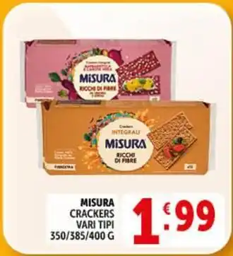 Deco Supermercati Misura crackers offerta