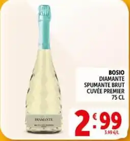 Deco Supermercati Bosio diamante spumante brut cuvée premier offerta