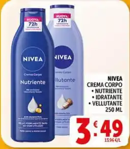 Deco Supermercati Nivea crema corpo offerta