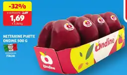 ALDI Nettarine piatte ondine offerta
