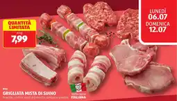 ALDI Bbq grigliata mista di suino offerta
