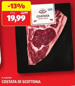 ALDI Il podere costata di scottona offerta