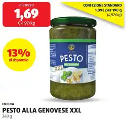 ALDI Cucina pesto alla genovese xxl offerta