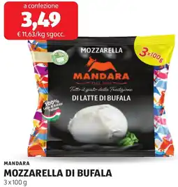 ALDI Mandara mozzarella di bufala offerta