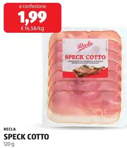 ALDI Recla speck cotto offerta