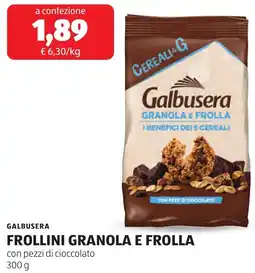 ALDI Galbusera frollini granola e frolla offerta