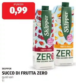 ALDI Skipper succo di frutta zero offerta