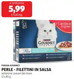 ALDI Purina gourmet perle - filettini in salsa offerta