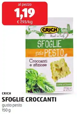 ALDI Crich sfoglie croccanti offerta