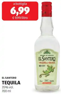 ALDI Elsantero tequila silver offerta