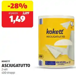 ALDI Kokett asciugatutto offerta