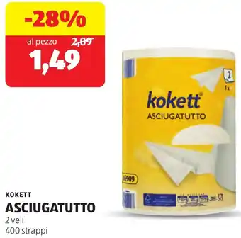 ALDI Kokett asciugatutto offerta
