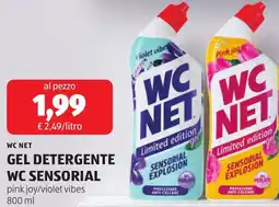 ALDI Wc net gel detergente wc sensorial offerta