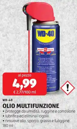 ALDI Wd-40 olio multifunzione offerta