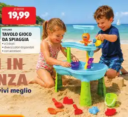 ALDI Toylino tavolo gioco da spiaggia offerta