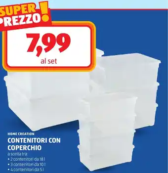 Home creation contenitori con coperchio