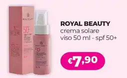 Acqua & Sapone ROYAL BEAUTY crema solare viso - spf 50+ offerta