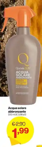 In'S Mercato Acqua solare abbronzante offerta