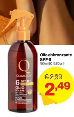 In'S Mercato Olio abbronzante SPF 6 offerta