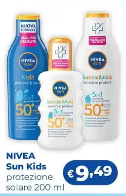 Acqua & Sapone NIVEA Sun Kids protezione solare offerta