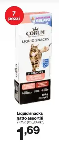 In'S Mercato Corum liquid snacks gatto offerta