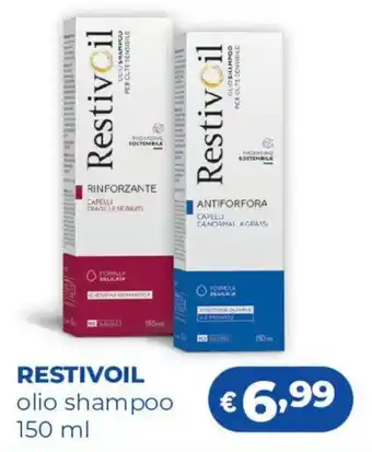 Acqua & Sapone RESTIVOIL olio shampoo offerta