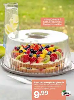 In'S Mercato Porta torta con piatto girevole offerta