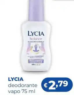 Acqua & Sapone LYCIA deodorante vapo offerta