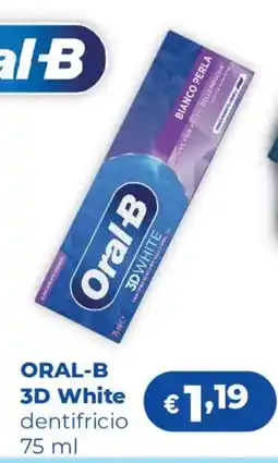 Acqua & Sapone ORAL-B 3D White dentifricio offerta