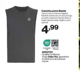In'S Mercato Oekotex canotta uomo basile offerta