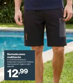 In'S Mercato Bermuda uomo multitasche offerta
