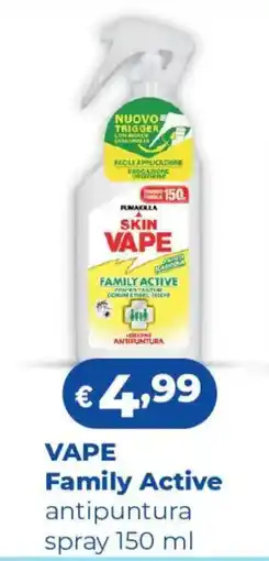 Acqua & Sapone VAPE Family Active antipuntura spray offerta