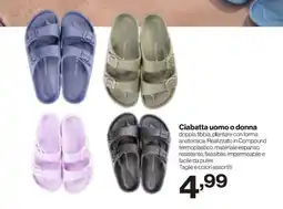 In'S Mercato Ciabatta uomo o donna offerta