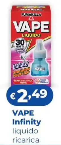 Acqua & Sapone VAPE Infinity liquido ricarica offerta