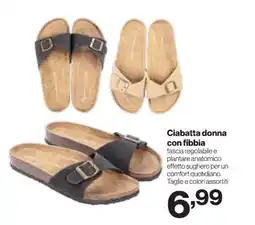 In'S Mercato Ciabatta donna con fibbia fascia offerta