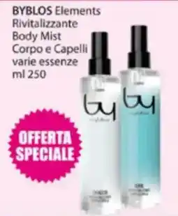 Acqua & Sapone BYBLOS Elements Rivitalizzante Body Mist Corpo e Capelli offerta
