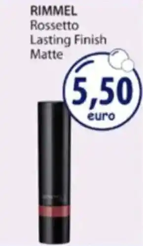 Acqua & Sapone RIMMEL Rossetto Lasting Finish Matte offerta