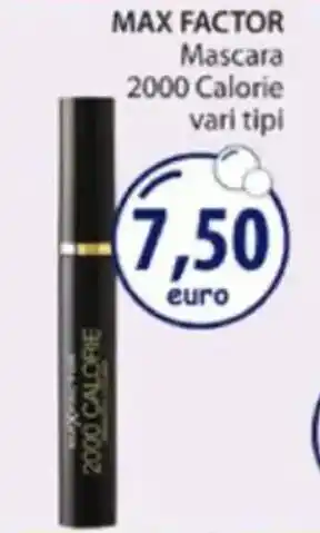 Acqua & Sapone MAX FACTOR Mascara 2000 Calorie offerta