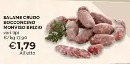 Mercatò Salame crudo bocconcino monviso BRIZIO offerta