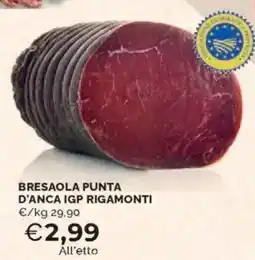 Mercatò Bresaola punta d'anca igp RIGAMONTI offerta