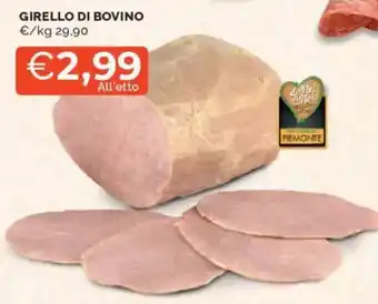 Mercatò Girello di bovino offerta