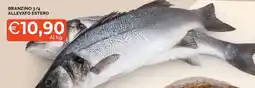 Mercatò Branzino 3/4 allevato estero offerta
